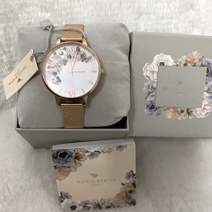 Olivia Burton Floral Rose Gold Watch